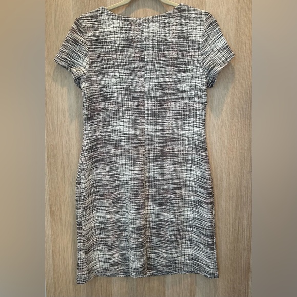 Connected Apparel Nora Tweed Pocket Detail Dress in Cameo Size 8P Light Academia - Picture 7 of 8